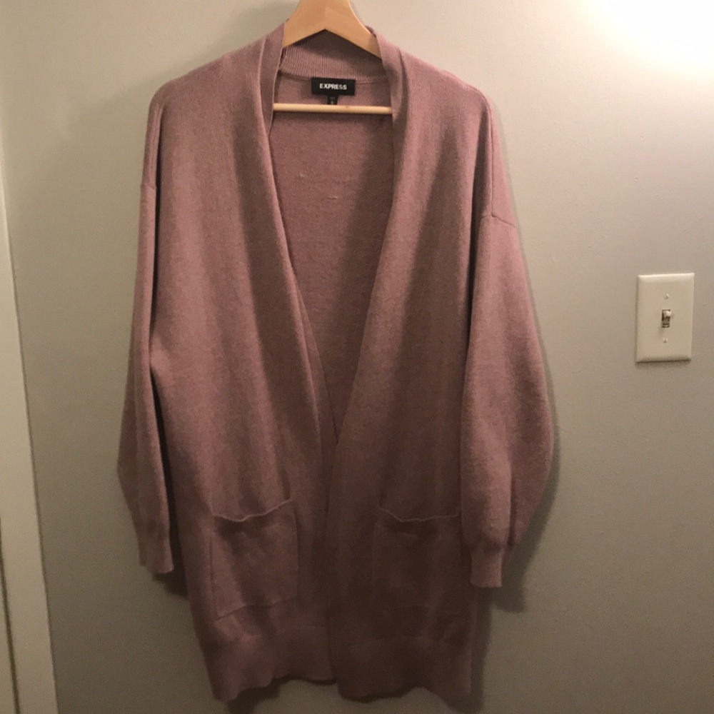 Mauve express cardigan
